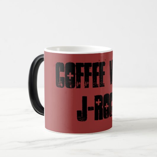 J-Rock morphing Magische Mok (Voorkant links)