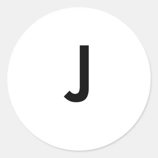 J RONDE STICKER (Voorkant)