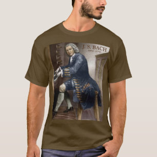 J.S. Bach 1685 - 1750 bij het Silbermann Orgel T-shirt