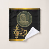 J. S. Bach Herdenkingsgeschenk Gast Bad Handdoek (Wasdoekje)