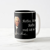 J. S. Bach Koffee Mok (Voorkant rechts)