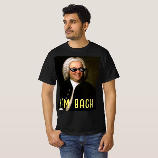 J.S. Bach Meme T-shirt (Voorkant volledig)