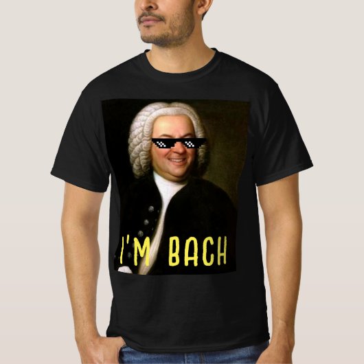 J.S. Bach Meme T-shirt (Voorkant)