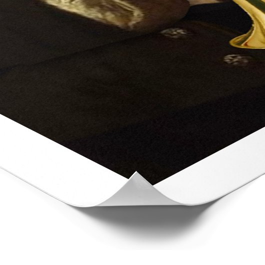 J.S. Bach met Trumpet Poster (Hoek)