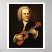 J.S. Bach op Uke Poster (Voorkant)