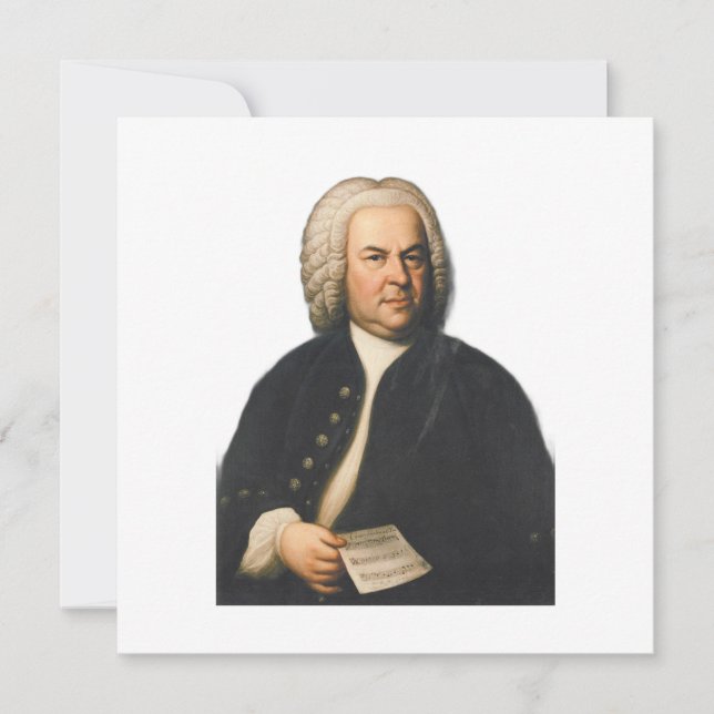 J.S. Bach portret (Voorkant)