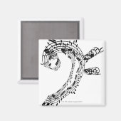 J.S.Bach's Cello Suite Magneet (Voorkant / Achterkant)