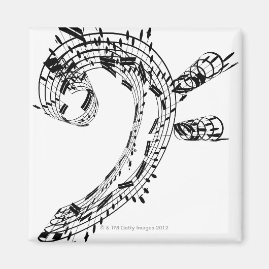 J.S.Bach's Cello Suite Magneet (Voorkant)