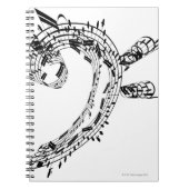 J.S.Bach's Cello Suite Notitieboek (Voorkant)