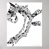 J.S.Bach's Cello Suite Poster (Voorkant)