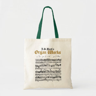 J.S. Bach's Organ Works canvas tas