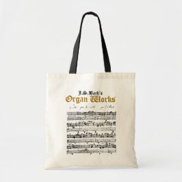 J.S. Bach's Organ Works canvas tas
