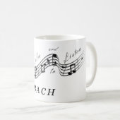 J Sebastian Bach Best Classical Music Composer Koffiemok (Voorkant rechts)