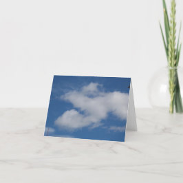 J Shaped Clouds Foto Blank Kaarten