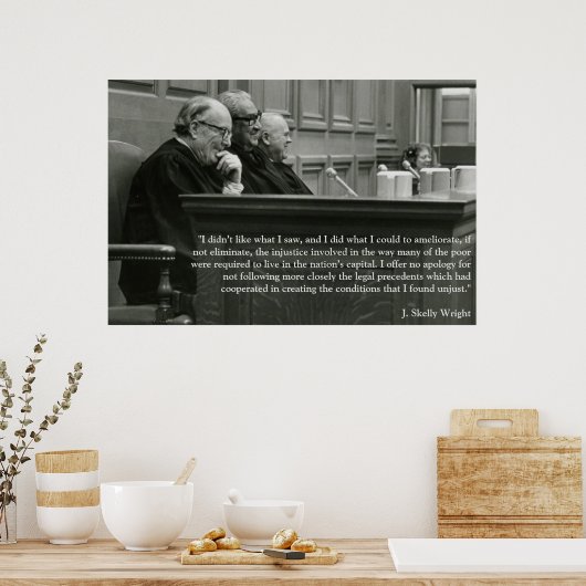 J. Skelly Wright Poster (Keuken)