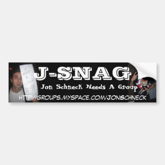 J-SNAG BUMPERSTICKER