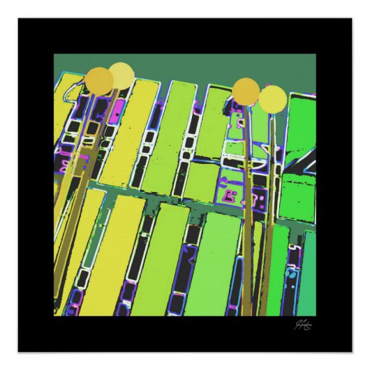 J Spoelstra Hier komt de band - Marimba Perfect Poster (Voorkant)