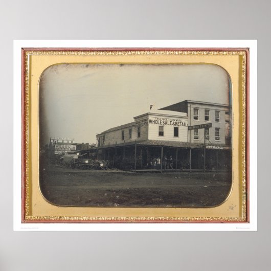 J Street and Fourth Street, Sacramento (40087) Poster (Voorkant)