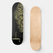 J - The Falck Alphabet (Golden) Skateboard (Voorkant)