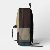 J.W. Audubon - Ursus Americanus Zwart Beer Bedrukte Rugzak (Rechts)