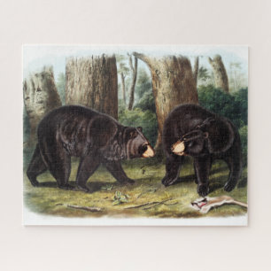 J.W. Audubon - Ursus Americanus Zwart Beer Legpuzzel