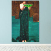 J. W. WATERHOUSE - CIRCE INVIDIOSA - 1892 - CANVAS AFDRUK (Insitu (Houten vloer))