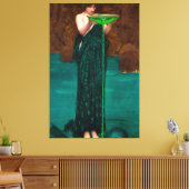 J. W. WATERHOUSE - CIRCE INVIDIOSA - 1892 - CANVAS AFDRUK (Insitu (Woonkamer))