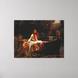 J. W. WATERHOUSE - DE DAME VAN SHALOTT - 1888 - CANVAS AFDRUK