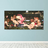 J. W. WATERHOUSE - DE OPNIEUWING VAN ADONIS - 1899 CANVAS AFDRUK (Insitu (Houten vloer))