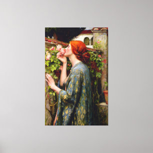 J. W. WATERHOUSE - DE ZIEL VAN DE ROOS - 1908 - CANVAS AFDRUK