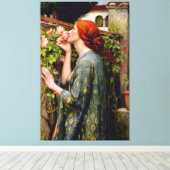J.W. WATERHOUSE - DE ZIEL VAN HET ROOS - 1908 - CANVAS AFDRUK (Insitu (Houten vloer))