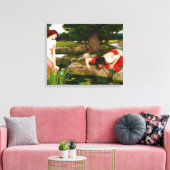 J. W. WATERHOUSE - ECHO EN NARCISSUS - 1903 - CANVAS AFDRUK (Insitu (Woonkamer))
