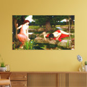 J. W. WATERHOUSE - ECHO EN NARCISSUS - 1903 - CANVAS AFDRUK (Insitu (Woonkamer))