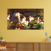 J. W. WATERHOUSE - HYLAS EN DE NIMFEN - 1896 - CANVAS AFDRUK (Insitu (Woonkamer))