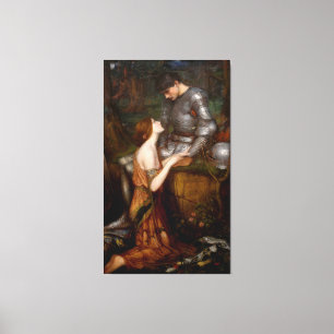 J. W. WATERHOUSE - LAMIA EN DE SOLDRAAD - 1905 - CANVAS AFDRUK