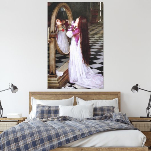 J. W. WATERHOUSE - MARIANA IN HET ZUIDEN - 1897 - CANVAS AFDRUK (Insitu (Slaapkamer))