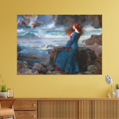 J.W. WATERHOUSE - MIRANDA (DE TEMPEST) - 1916 - CANVAS AFDRUK (Insitu (Woonkamer))