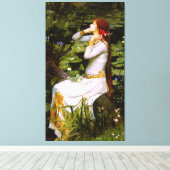 J.W. WATERHOUSE - OPHELIA - 1894 - Pre-Raphaelite Canvas Afdruk (Insitu (Houten vloer))