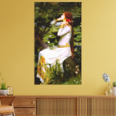 J.W. WATERHOUSE - OPHELIA - 1894 - Pre-Raphaelite Canvas Afdruk (Insitu (Woonkamer))