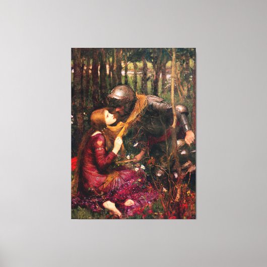 J. WATERHOUSE - DE MOoIE VROUW ZONDER GENADE Canvas Afdruk (Voorkant)