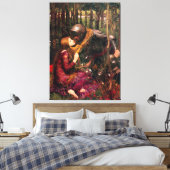 J. WATERHOUSE - DE MOoIE VROUW ZONDER GENADE Canvas Afdruk (Insitu (Slaapkamer))