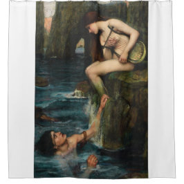 J. WATERHOUSE - DE SERENE - 1900 - prerafaëlieten Douchegordijn