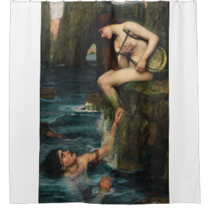 J. WATERHOUSE - DE SERENE - 1900 - prerafaëlieten Douchegordijn