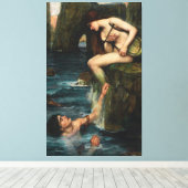 J. WATERHOUSE - DE SIRENE - 1900 - Pre-Raphaeliete Canvas Afdruk (Insitu (Houten vloer))