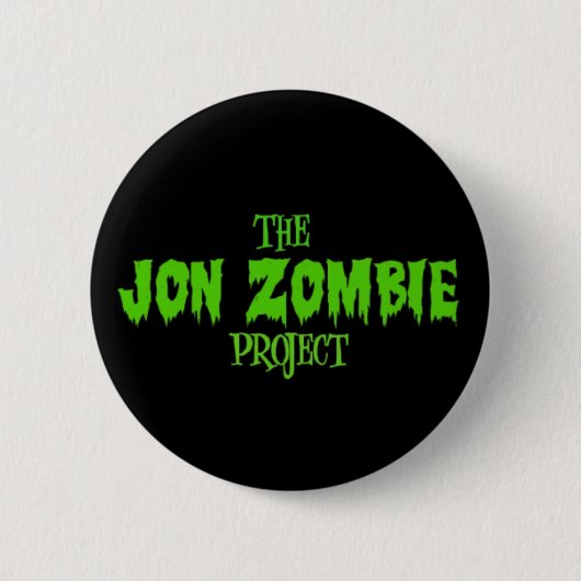 J.zombie-toets Ronde Button 5,7 Cm (Voorkant)