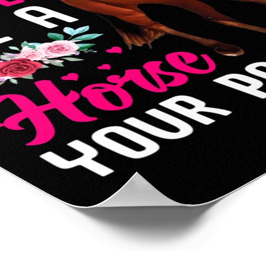 Ja1 paardenliefhebbers poster (Hoek)