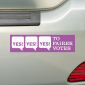 Ja2AV-Bumpersticker Bumpersticker (Op auto)