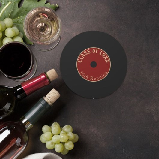 Ja 50 jaar! Onderzetters van klasse reünie