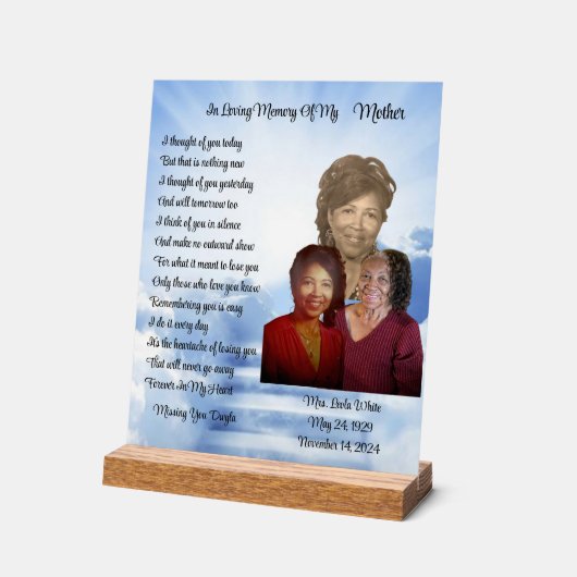 ja acryl bord (Hoek)