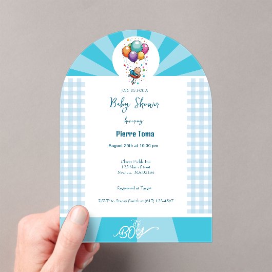 JA ACRYL UITNODIGINGEN (Insitu (Draagbaar))